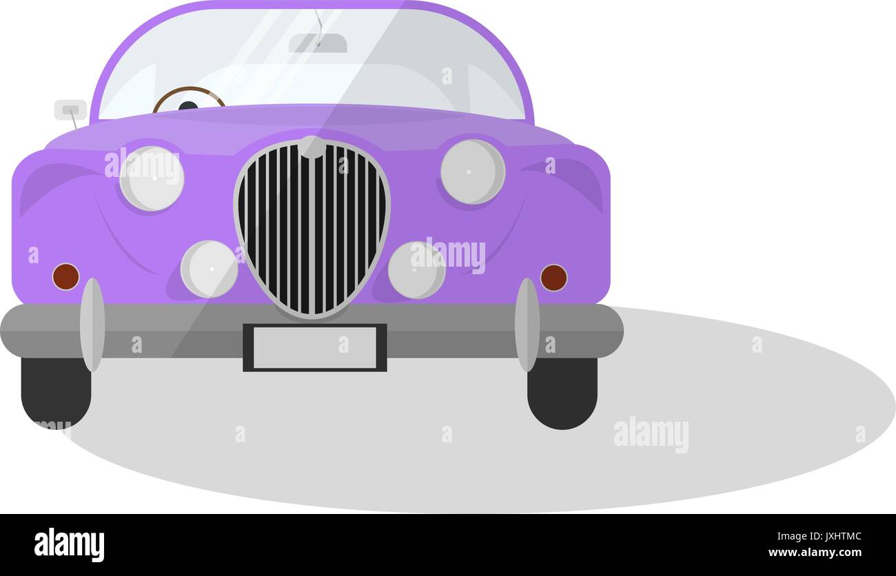 Classic car isolated Stock Vector Image & Art - Alamy