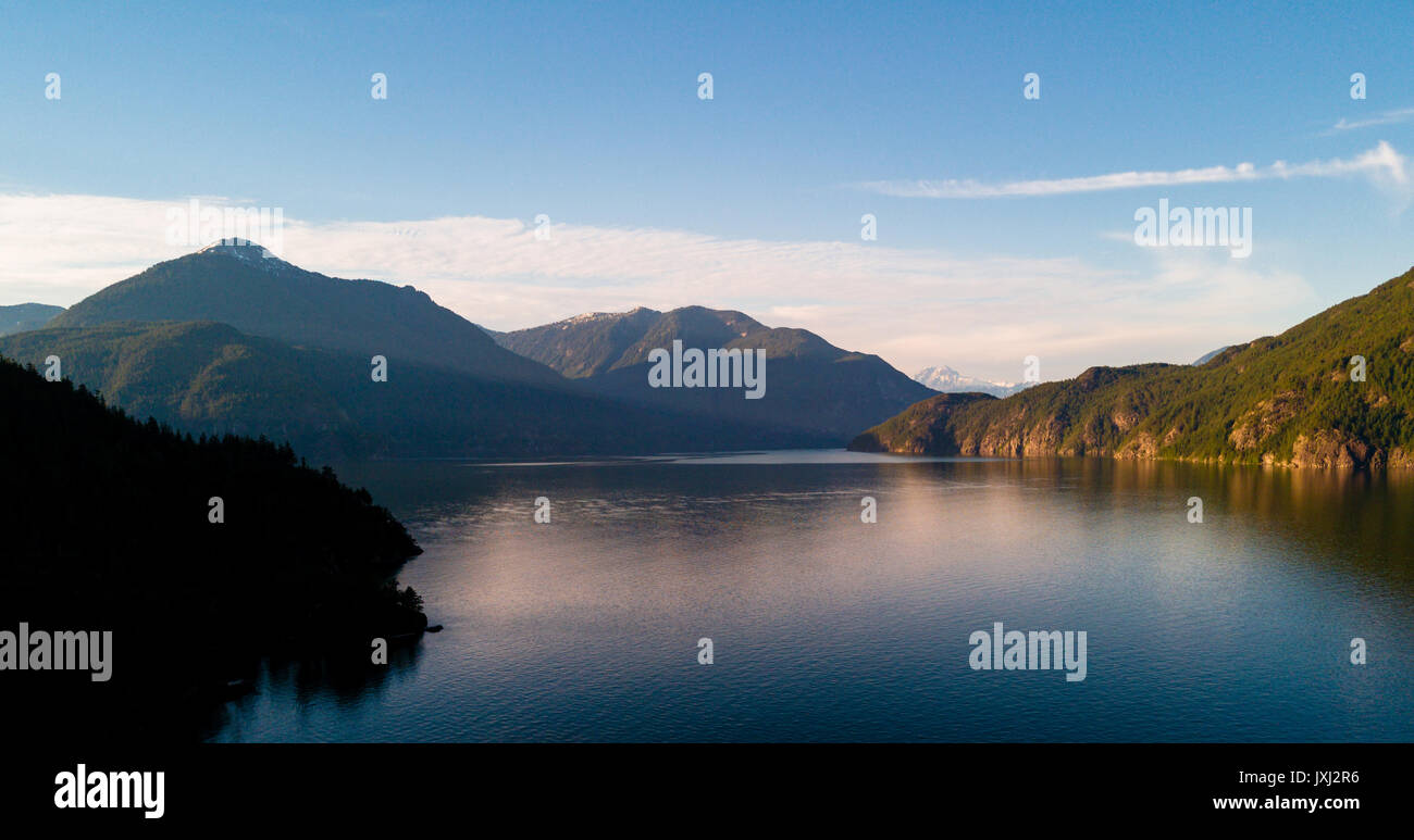 Colorful sunset in nature with reflection on water Stock Photo - Alamy