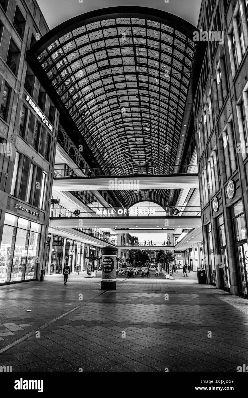 Modern Building Of Berlin Mall Berlin Germany September 2