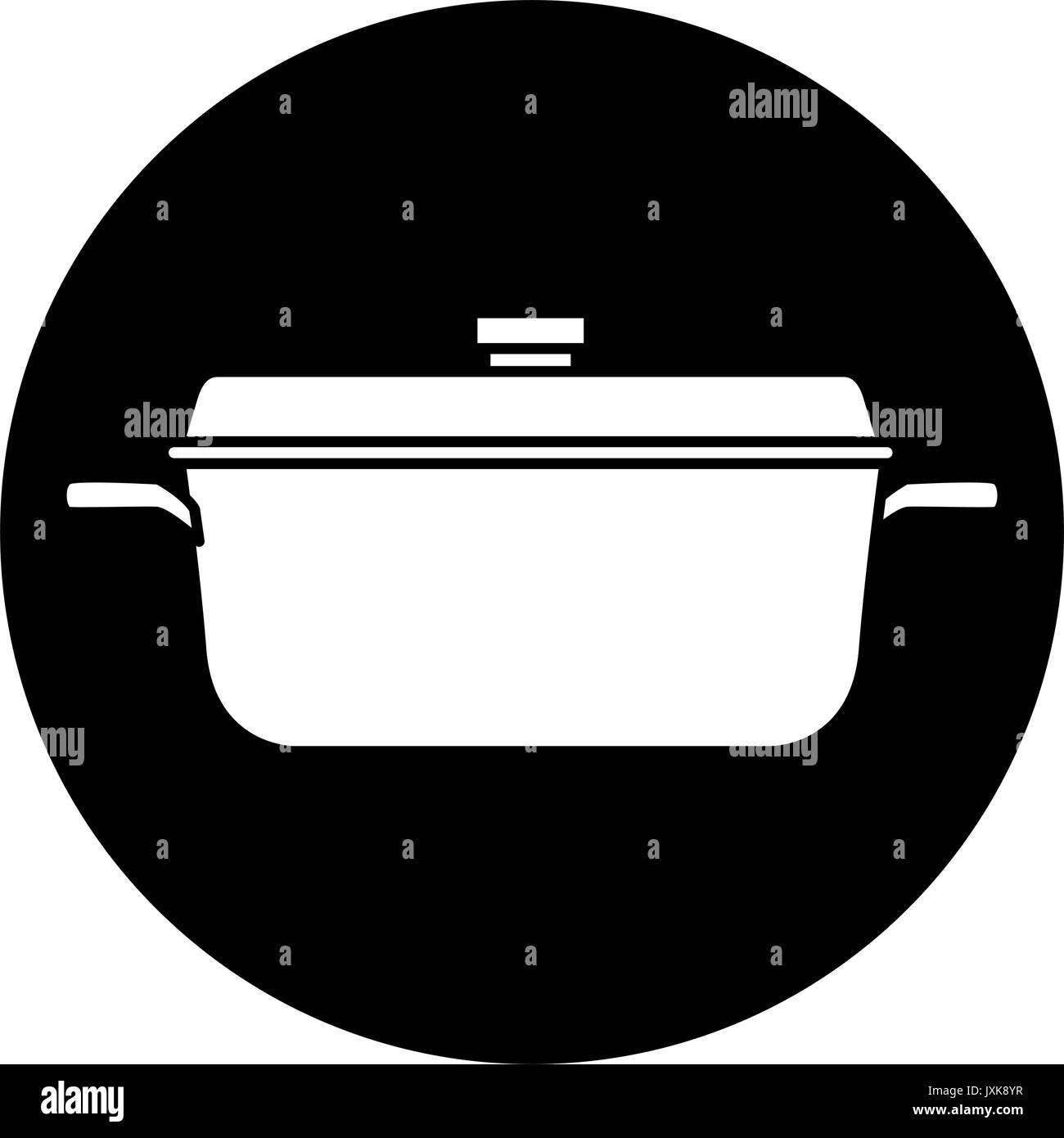 pan of stainless casserole cooking domestic Stock Vector Image & Art