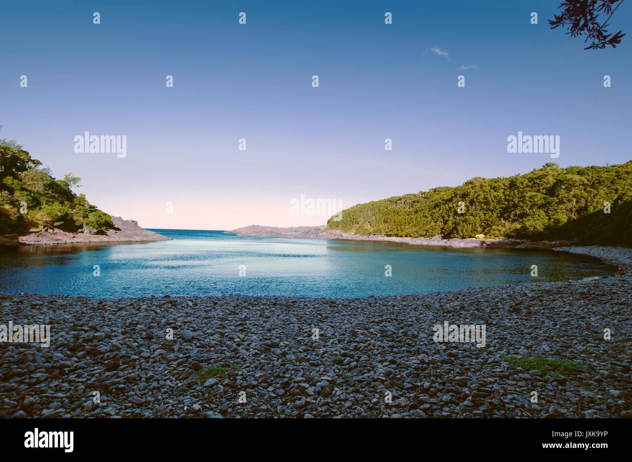 Late afternoon in Bushrangers Bay Bass Point Reserve New South Wales Australia Stock Photo