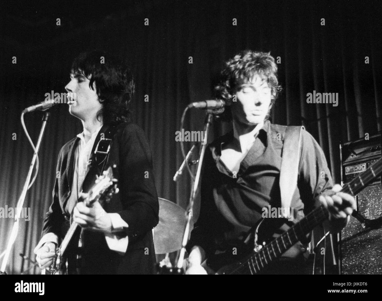 Tonight, British new wave rock band, perform live on stage in London, England on June 6, 1978. The band had several hit singles in the late seventies. Stock Photo