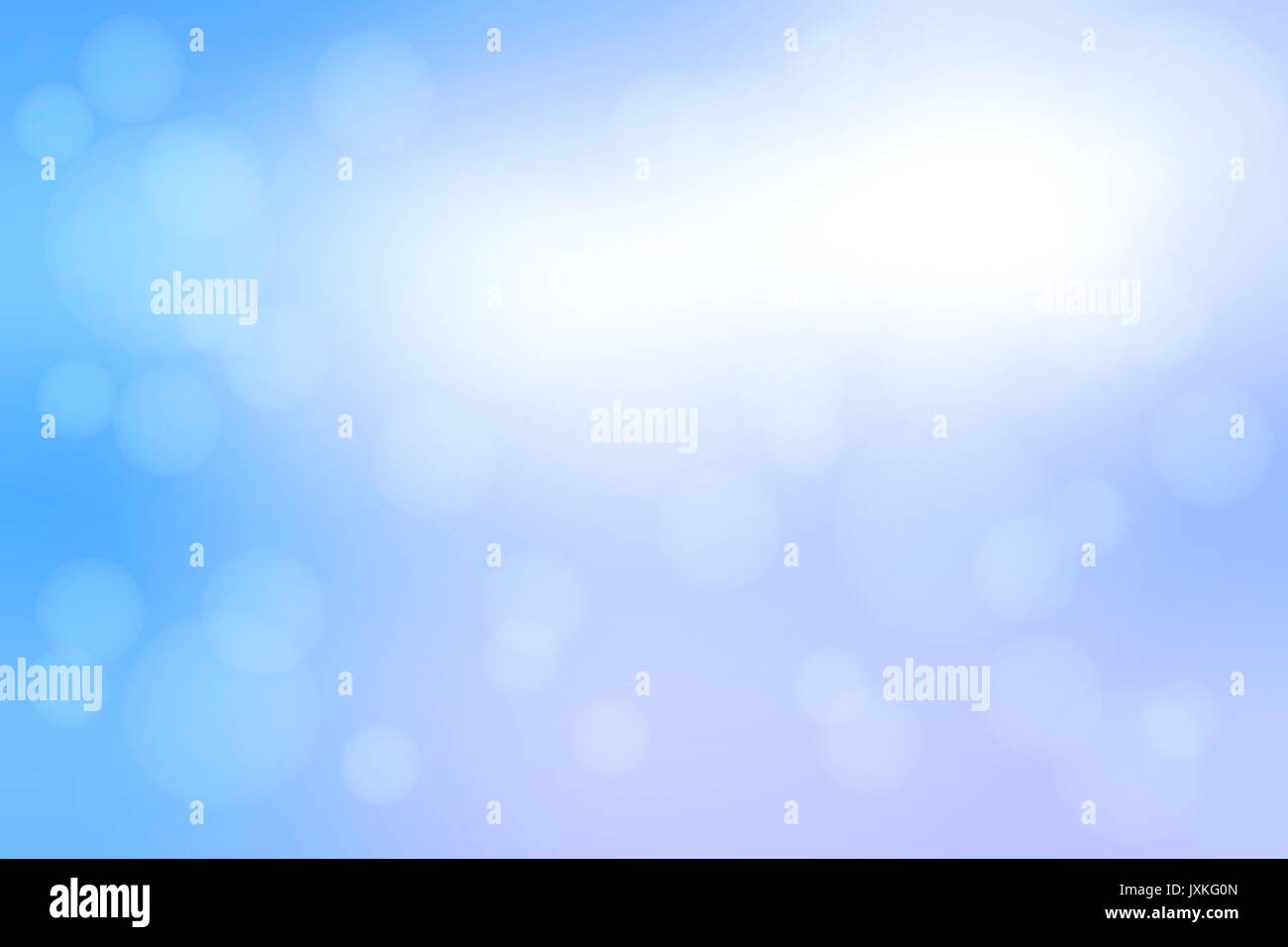 White blue shades abstract blurred gradient mesh with bokeh light ...