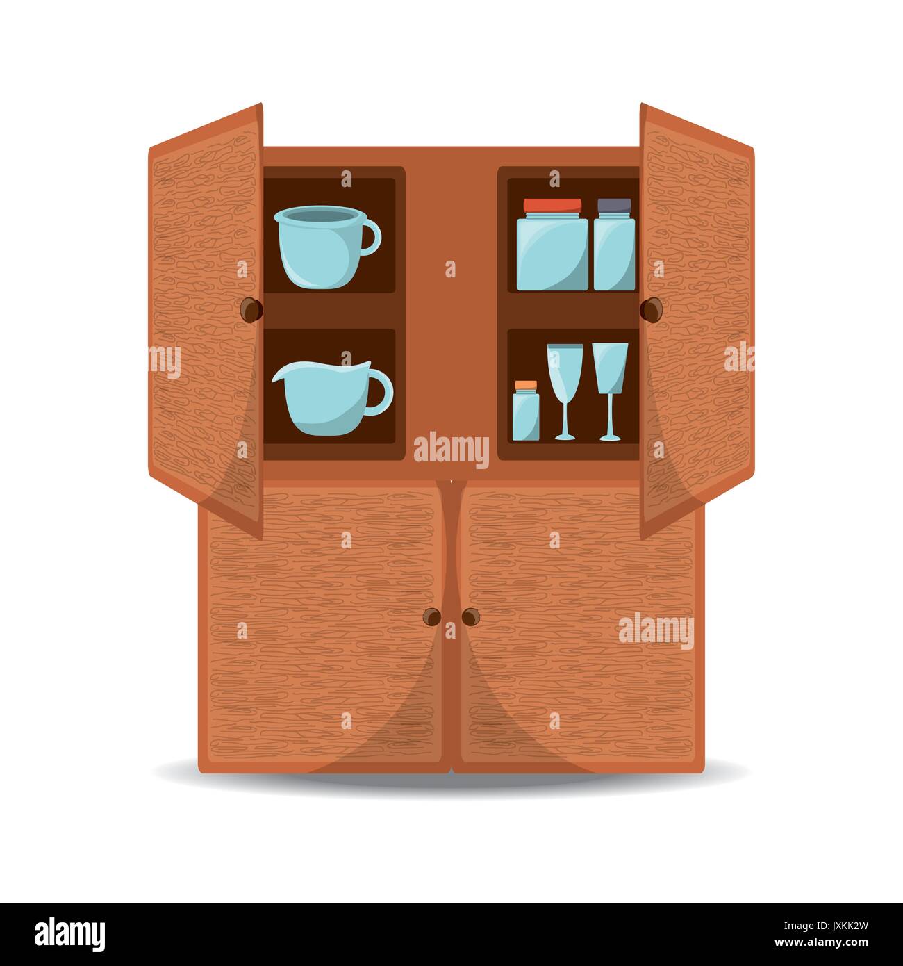 set flat kitchen utensils and tools icon Stock Vector Image & Art - Alamy