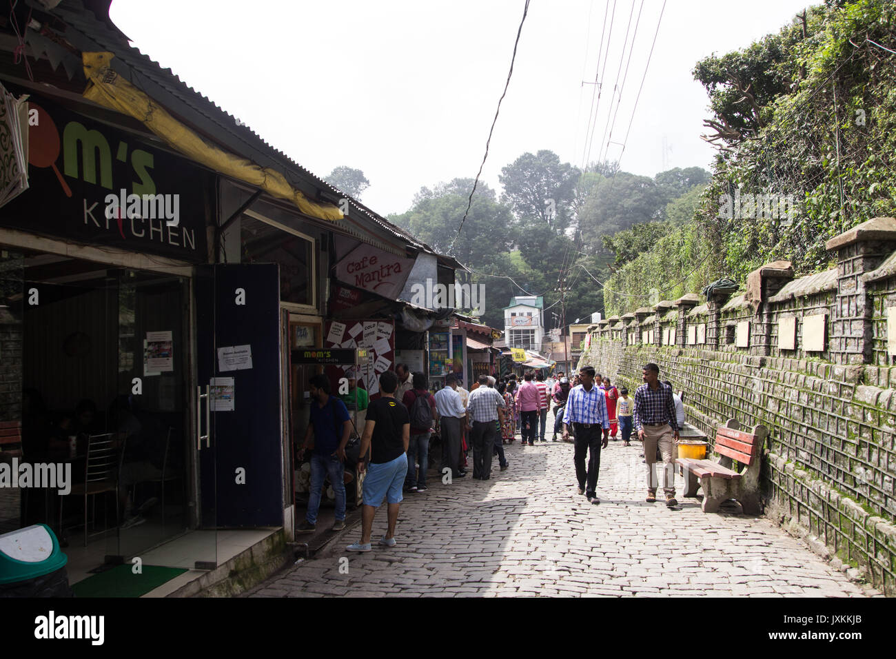 The quaint Kasauli market Stock Photo - Alamy