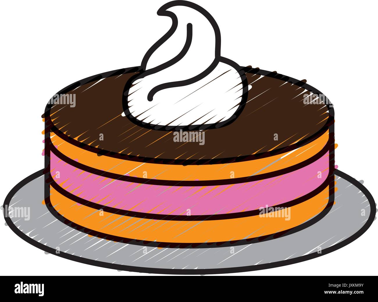 sweet cake icon Stock Vector Image & Art - Alamy