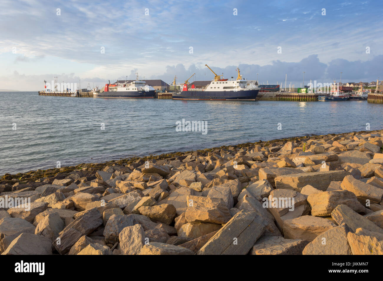 Kirkwall harbour, Orkney Scotland UK Stock Photo
