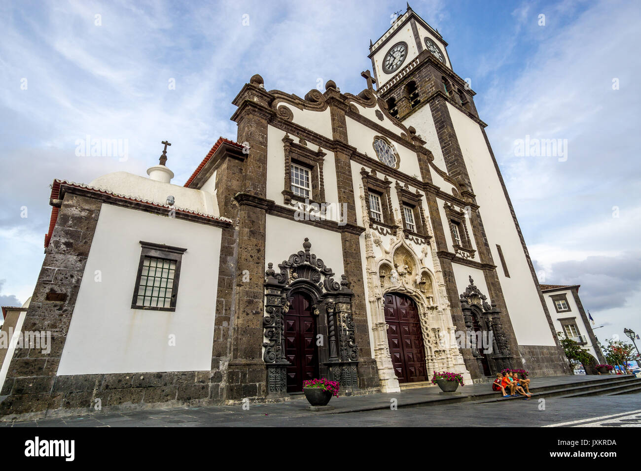Igreja Matriz De São Sebastião. Church of Saint Sebastian. Ponta ...