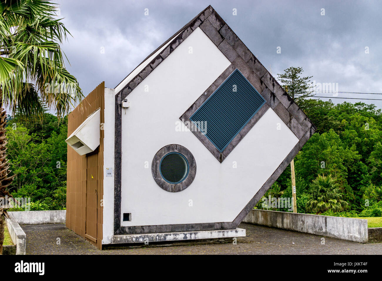 Upside down house in Furnas, Sao Miguel, Azores Stock Photo Alamy