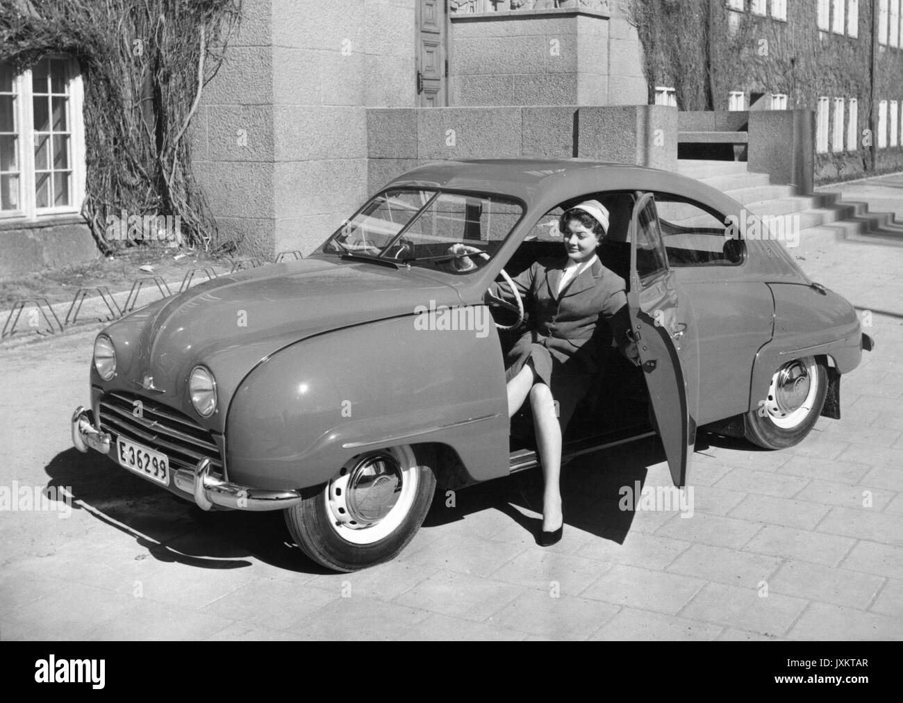 1954 Saab 92b Stock Photo