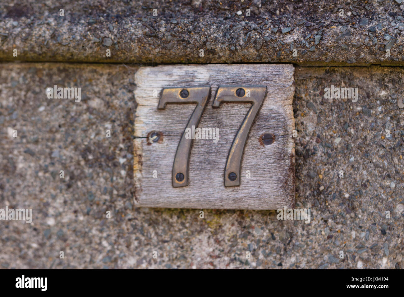Number 77 High Resolution Stock Photography and Images - Alamy