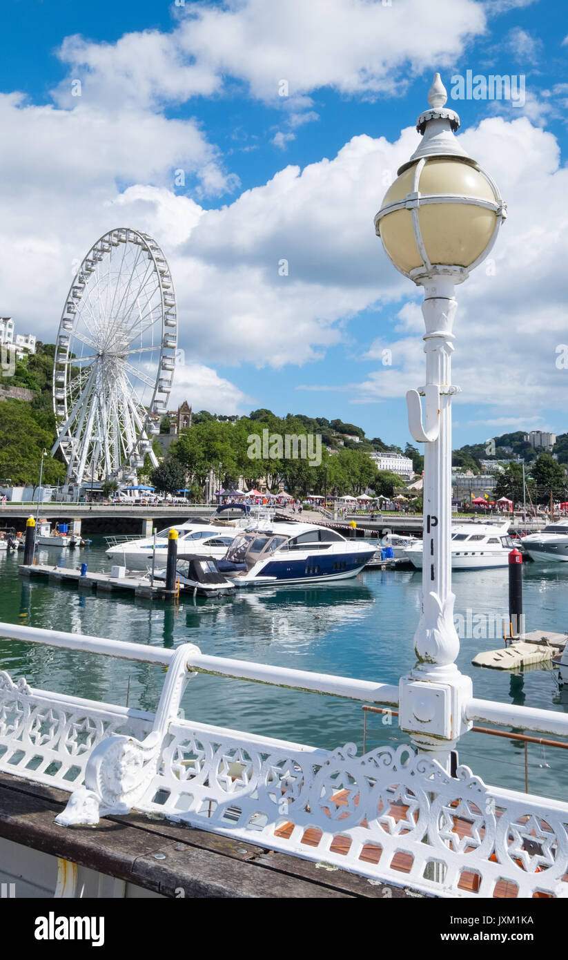 Torquay Harbour pictured from the Princess Pier, Torquay, Torbay, Devon