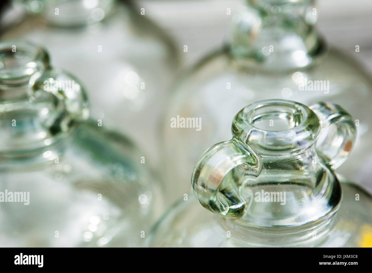 Empty demijohn or carboy for wine making Stock Photo Alamy