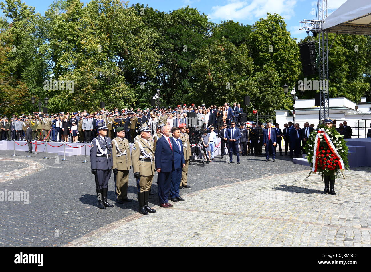 Polish Army holds celebration day with a military parade of armed and ...