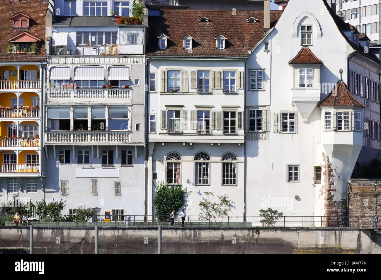 Basel historic waterfront architecture hi-res stock photography and ...