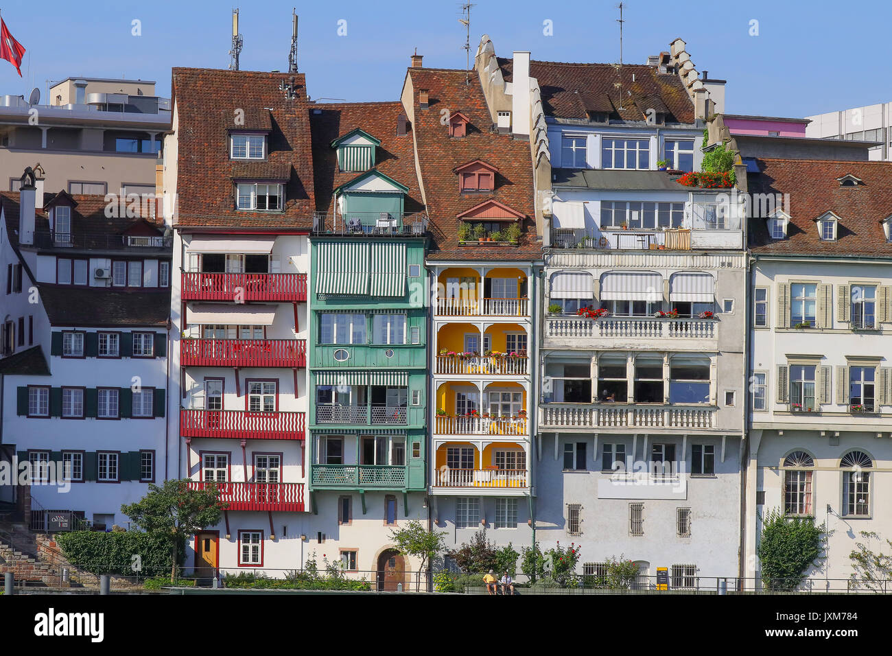 Basel historic waterfront architecture hi-res stock photography and ...