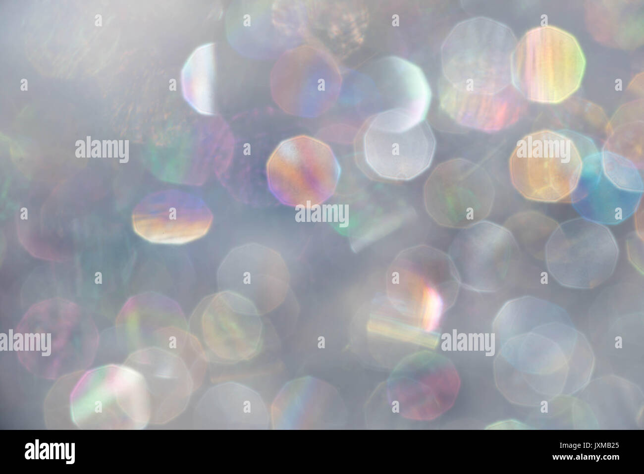 blurred defocused foam soap background with bokeh Stock Photo