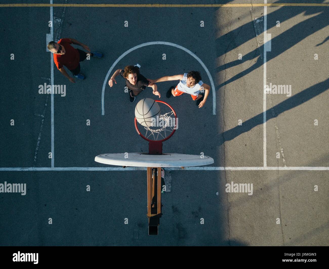 Basketball court overhead view hires stock photography and images Alamy