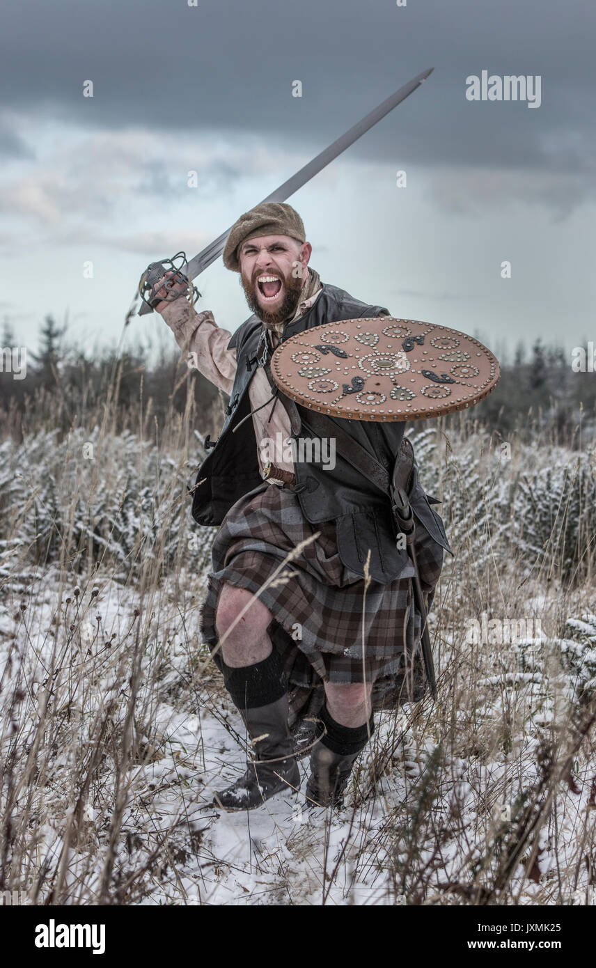 Highland Charge on Culloden Moor Stock Photo Alamy