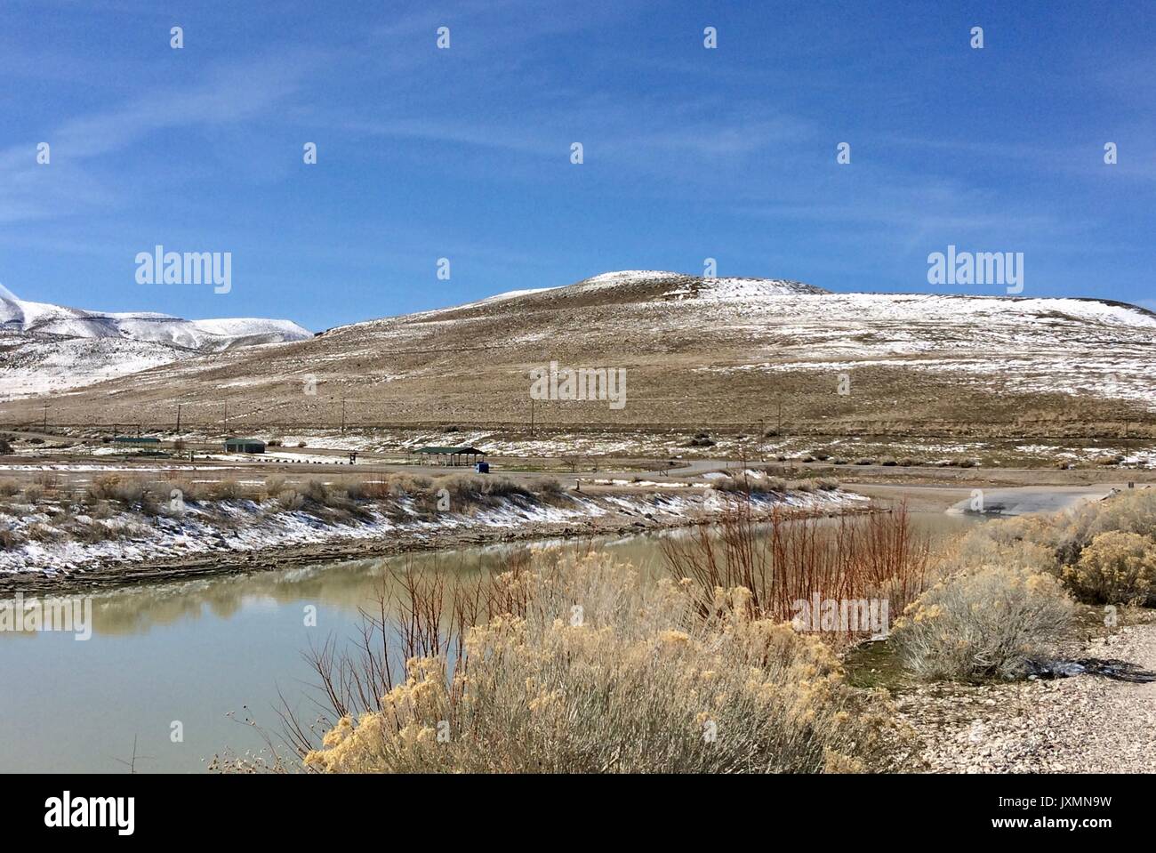 Lake Utah, Spanish Fork, Utah, USA Stock Photo Alamy