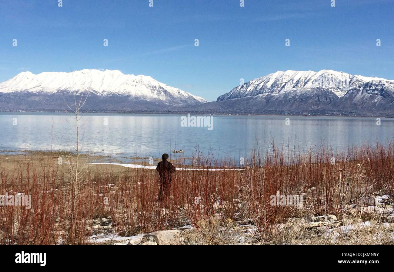 Lake Utah, Spanish Fork, Utah, USA Stock Photo - Alamy