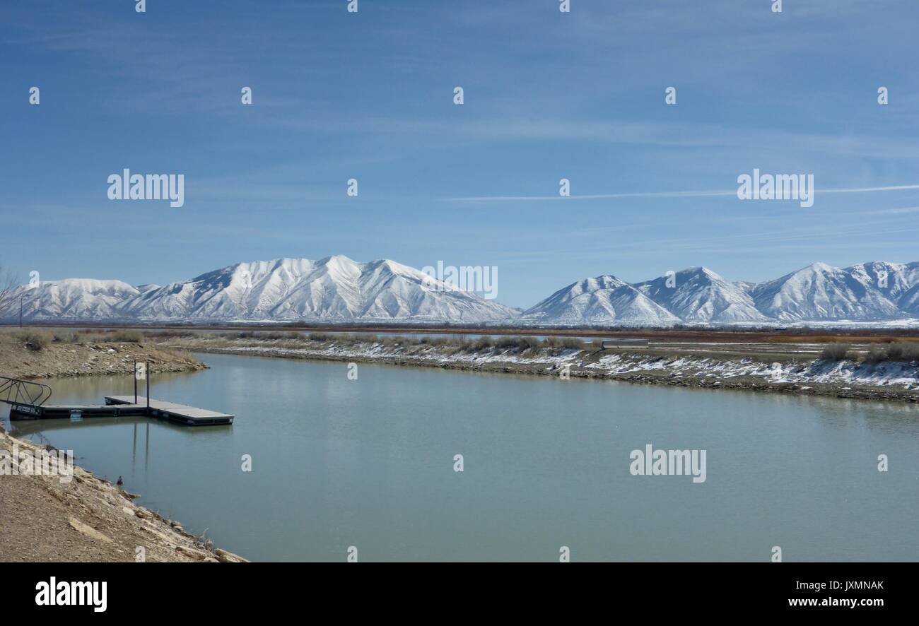Lake Utah, Spanish Fork, Utah, USA Stock Photo Alamy