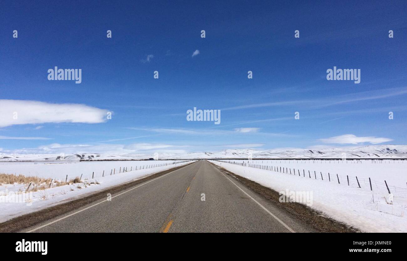 The open road Stock Photo