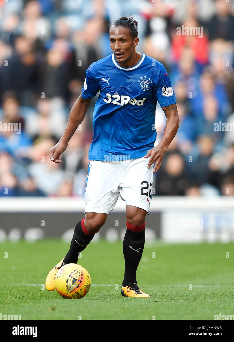 Rangers Bruno Alves during the Betfred Cup, last 16 match at Ibrox Stadium, Glasgow. Stock Photo