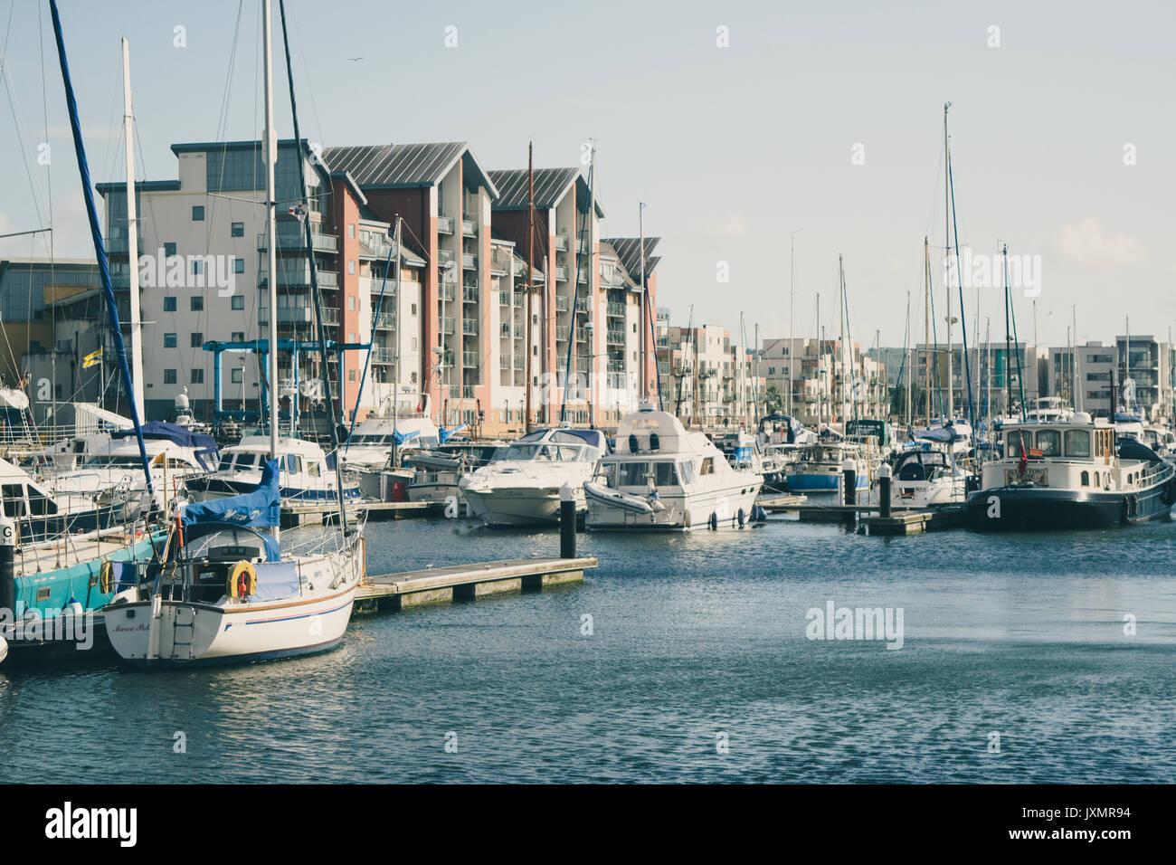 Portishead Marina Modern Waterfront Development near Bristol in