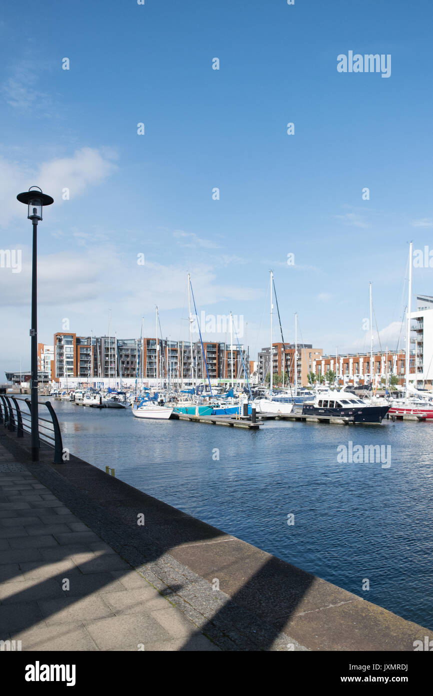 Portishead Marina Modern Waterfront Development near Bristol in