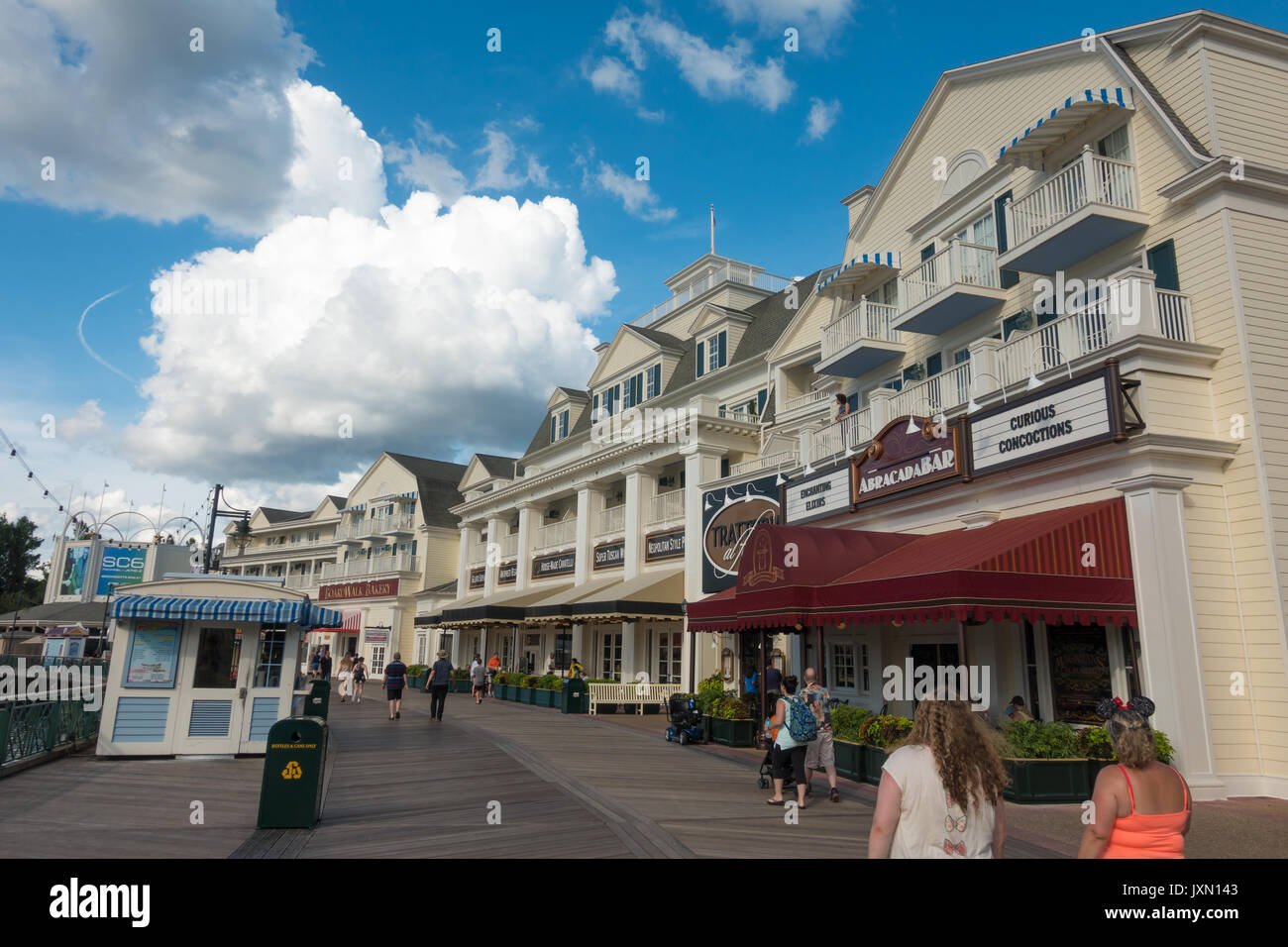 Disneys Boardwalk Resort in Walt Disney World, Orlando, Florida. Stock Photo
