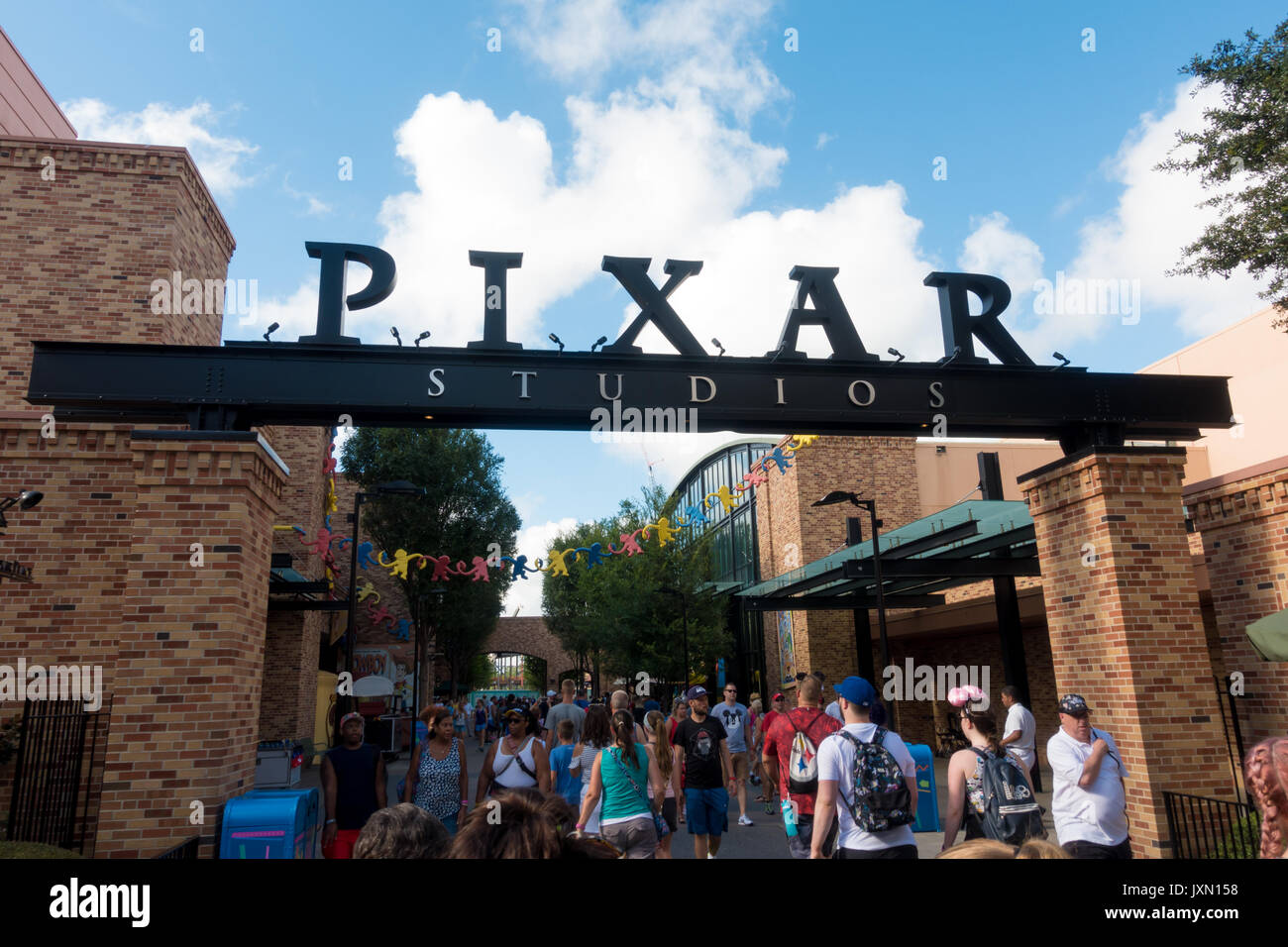 Pixar Place in Disneys Hollywood Studios, Walt Disney Worls, Orlando, Florida Stock Photo