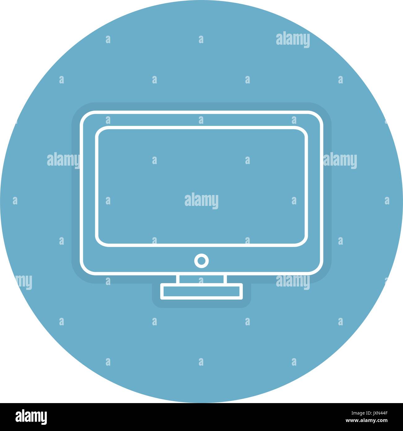 computer display isolated icon Stock Vector Image & Art - Alamy