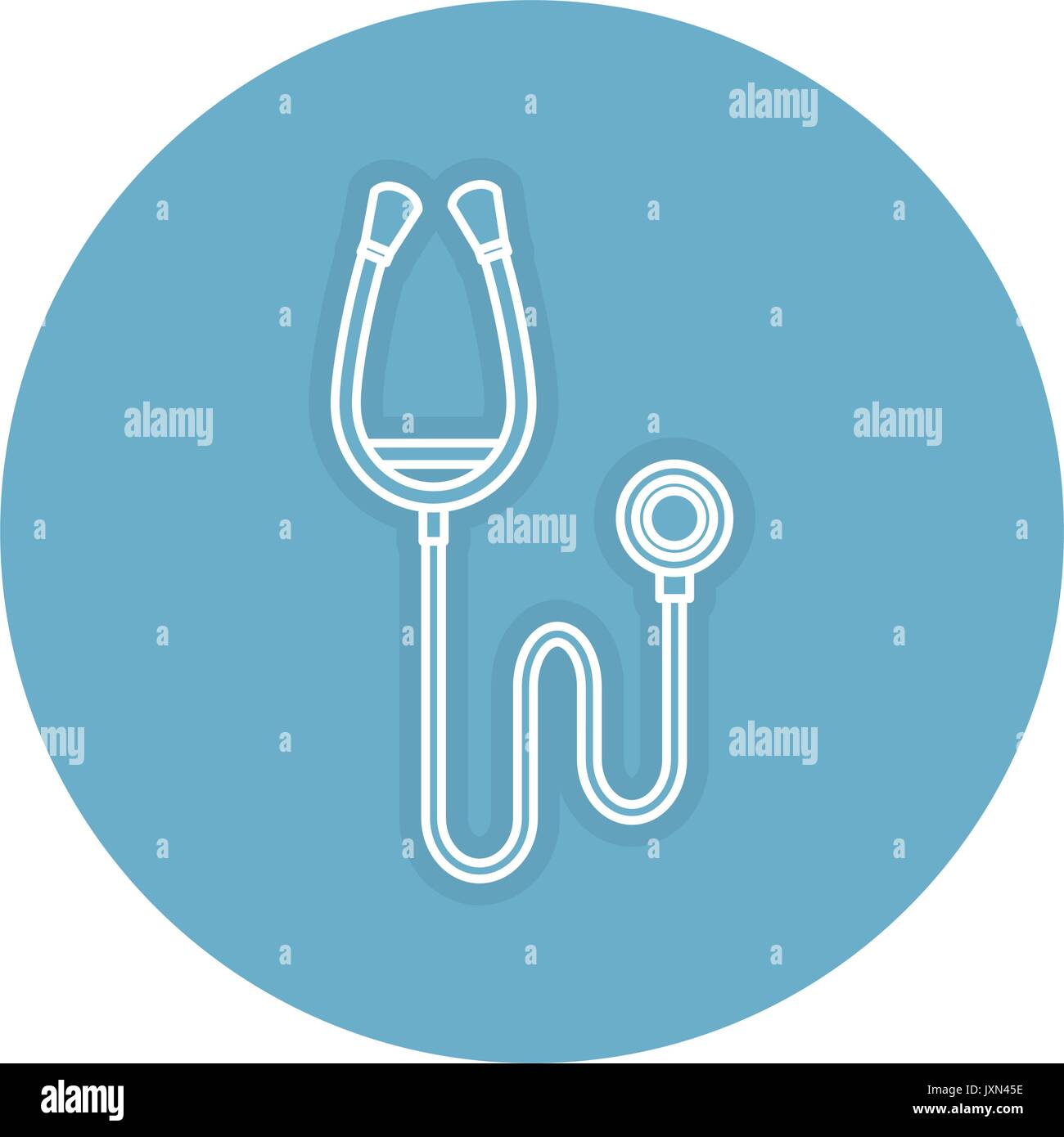 stethoscope medical isolated icon Stock Vector Image & Art - Alamy