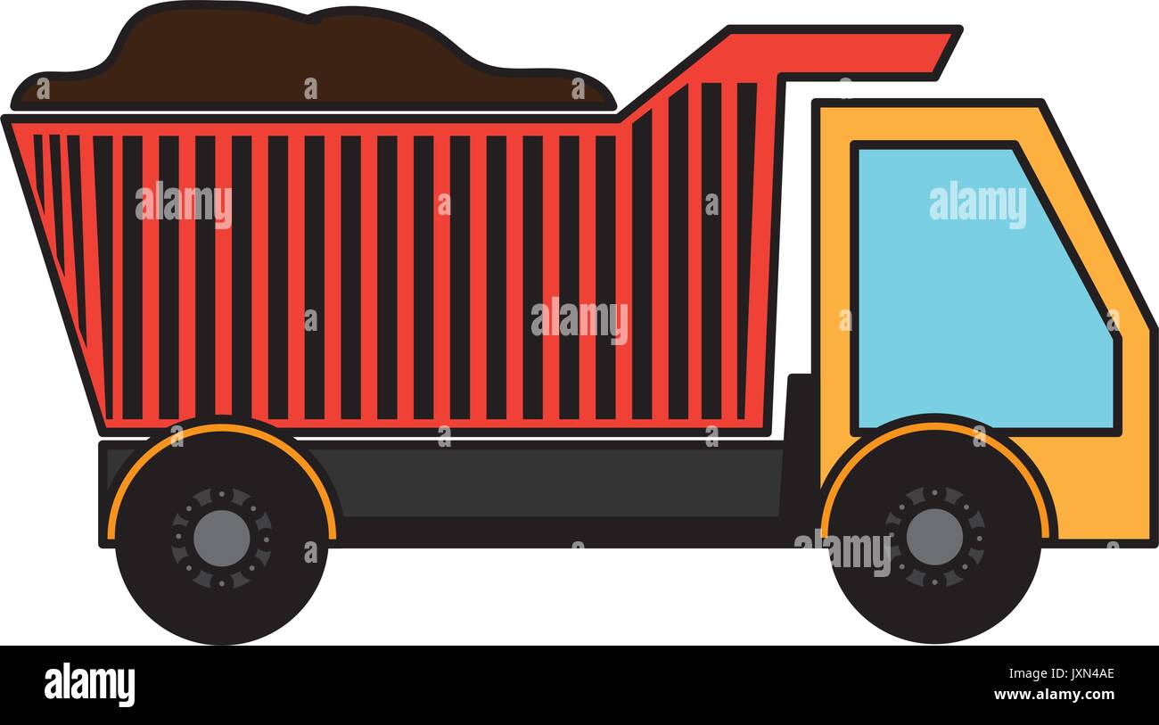 dump truck isolated icon Stock Vector Image & Art - Alamy