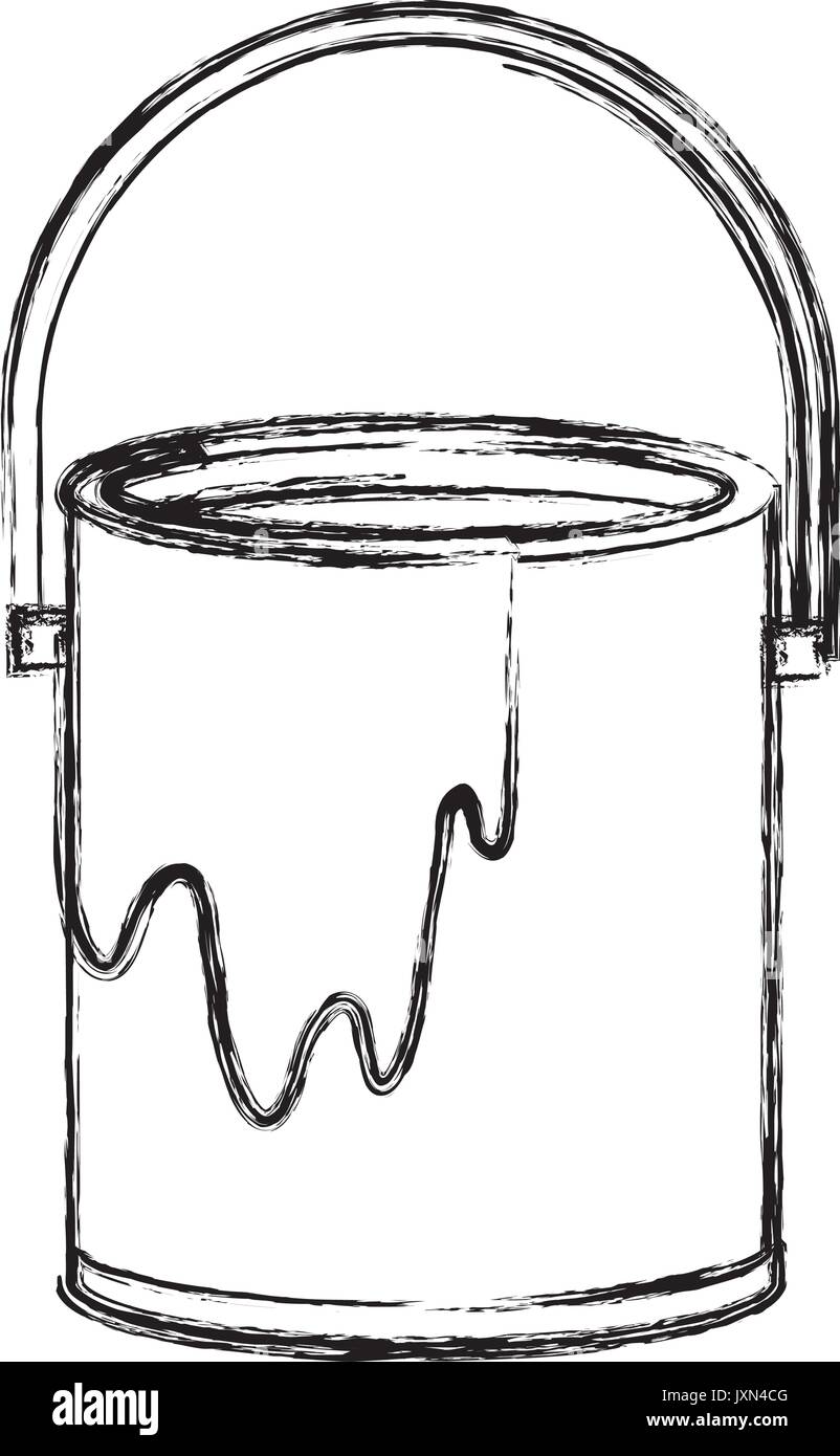 paint pot isolated icon Stock Vector Image & Art - Alamy