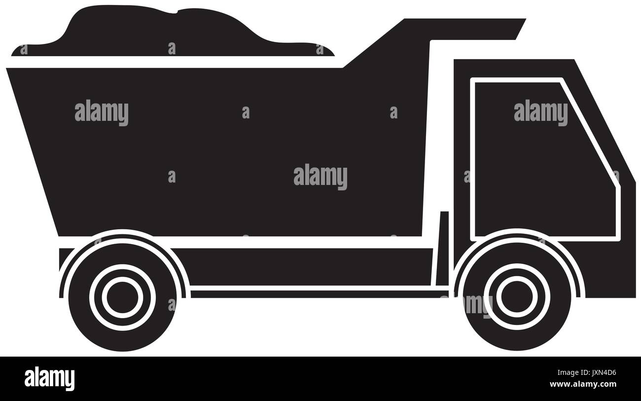 dump truck isolated icon Stock Vector Image & Art - Alamy
