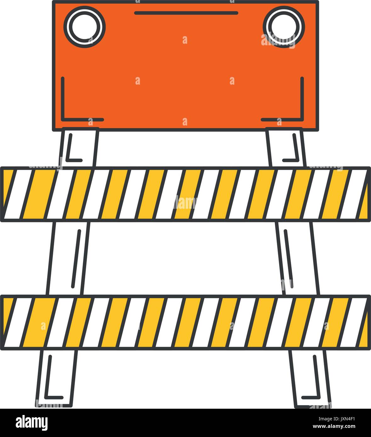 construction fence signal icon Stock Vector Image & Art - Alamy