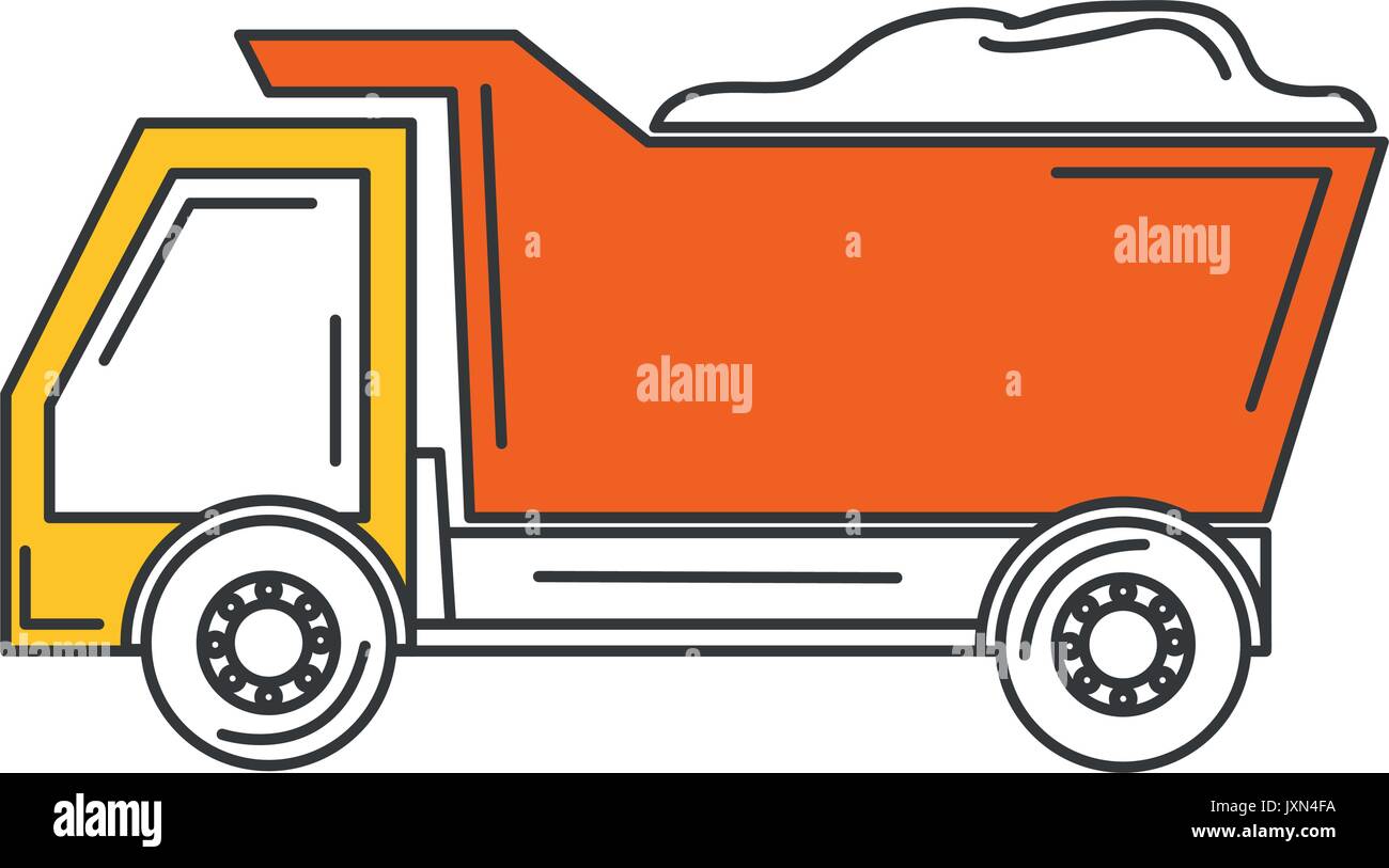 dump truck isolated icon Stock Vector Image & Art - Alamy
