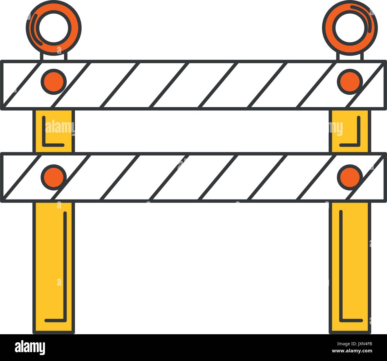 construction fence signal icon Stock Vector Image & Art - Alamy
