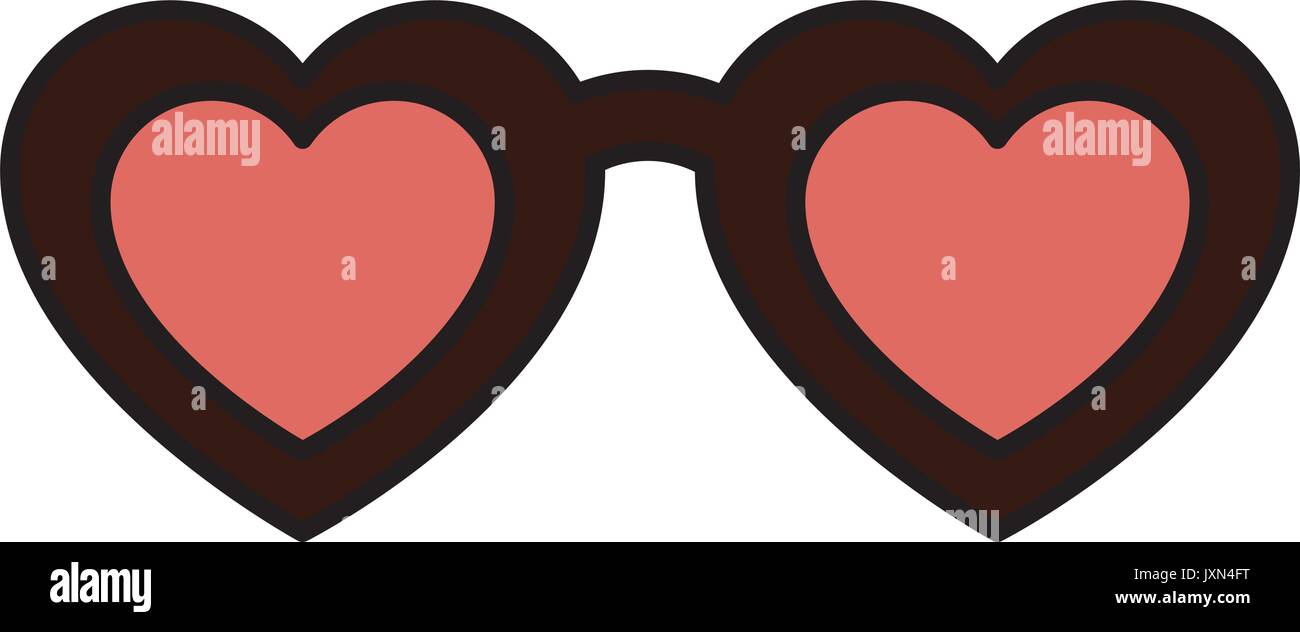 female glasses with shaped heart Stock Vector Image & Art Alamy