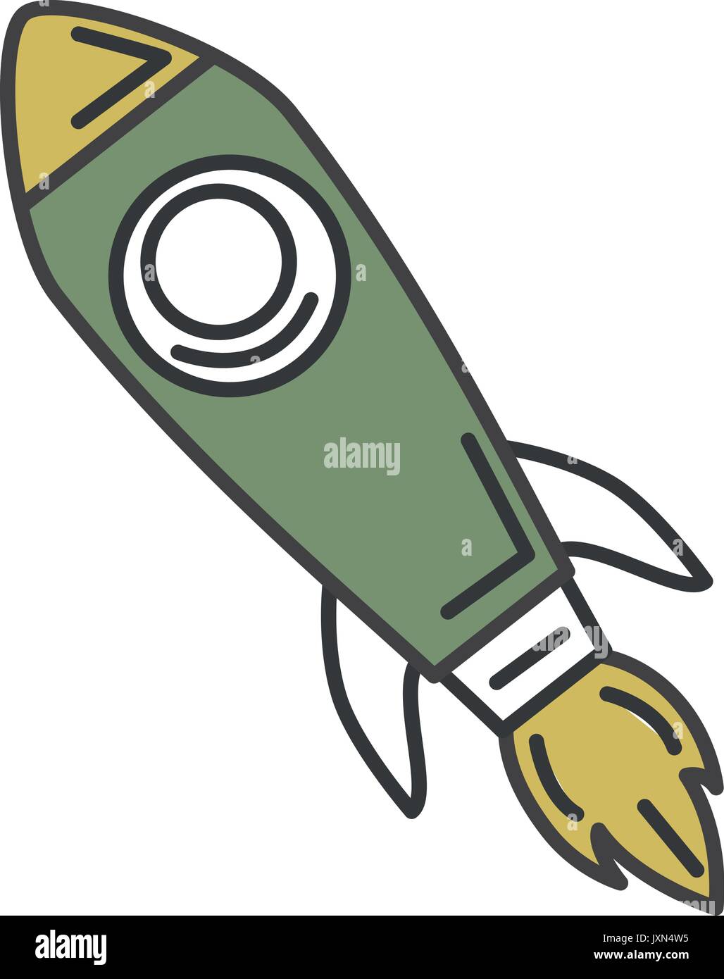 rocket launcher isolated icon Stock Vector Image & Art - Alamy