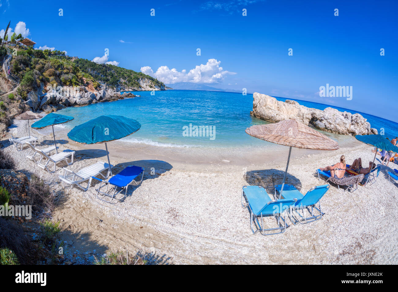 Xigia beach on Zakynthos island in Greece Stock Photo 154136043 Alamy