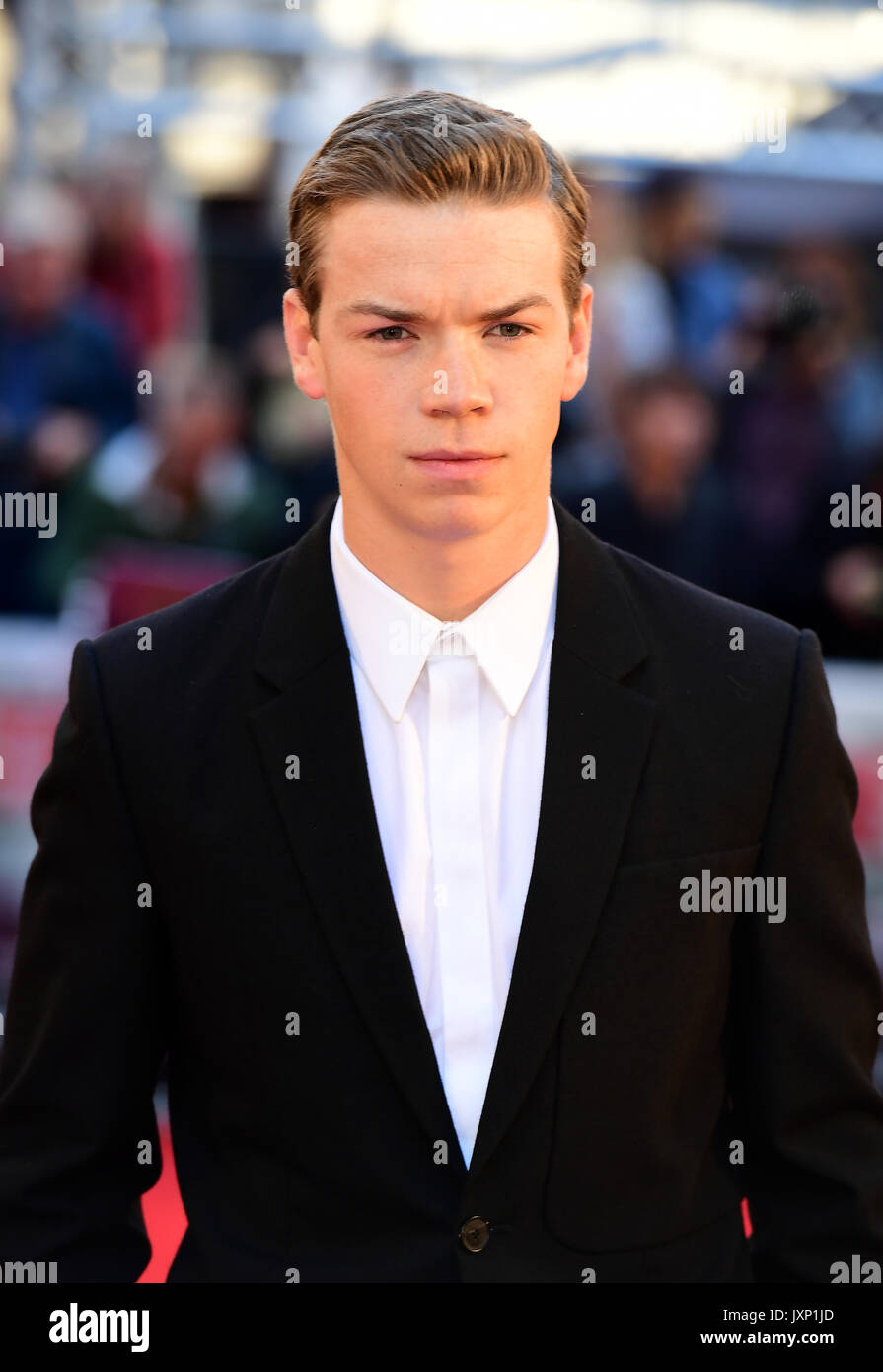 Will Poulter attending the European premiere of Detroit held at the Curzon Mayfair, London. Stock Photo
