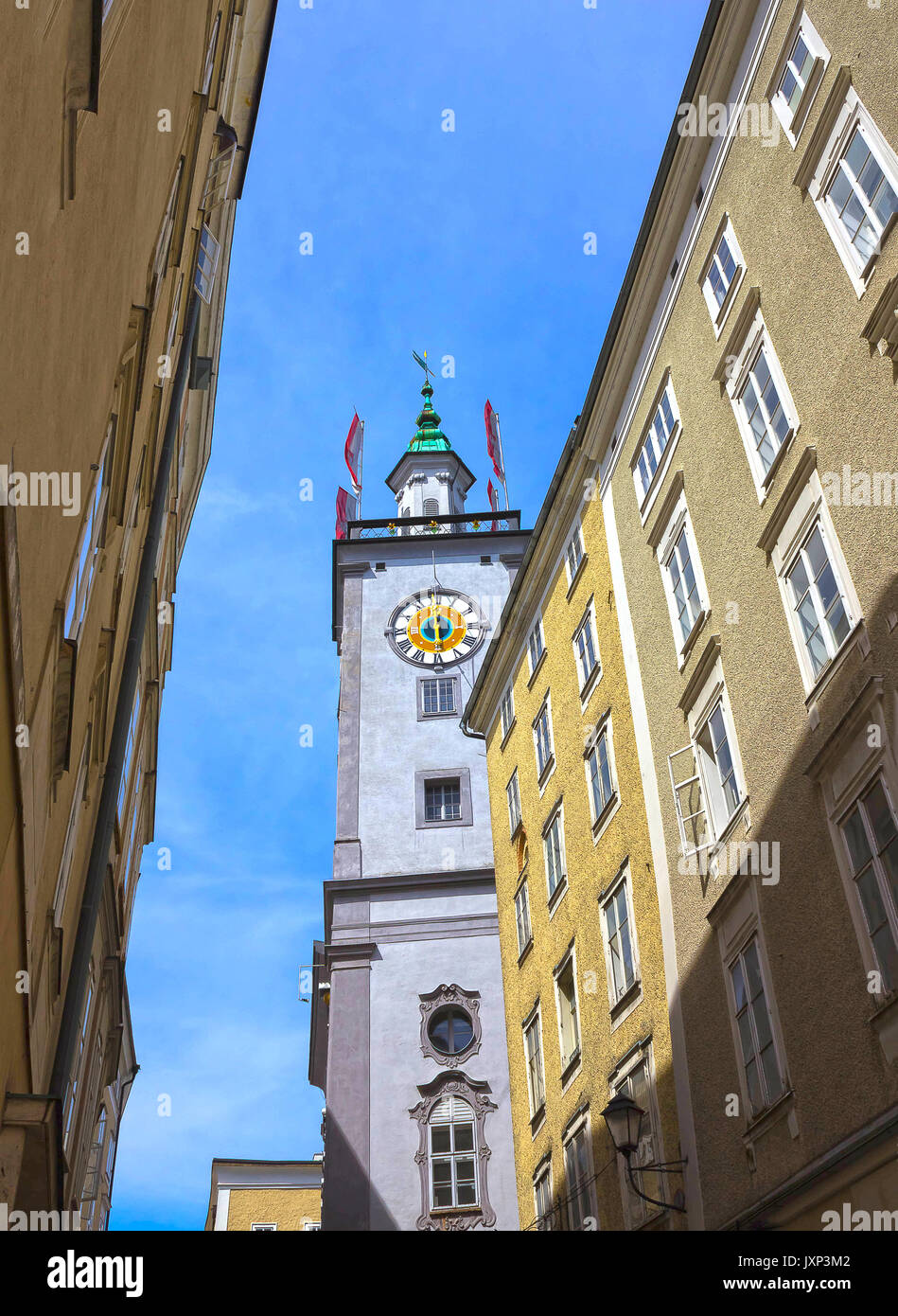 Old buildings in Old Town Salzburg Stock Photo - Alamy