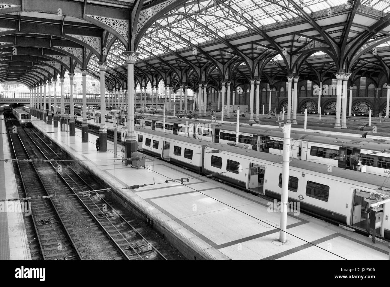 Liverpool street station Black and White