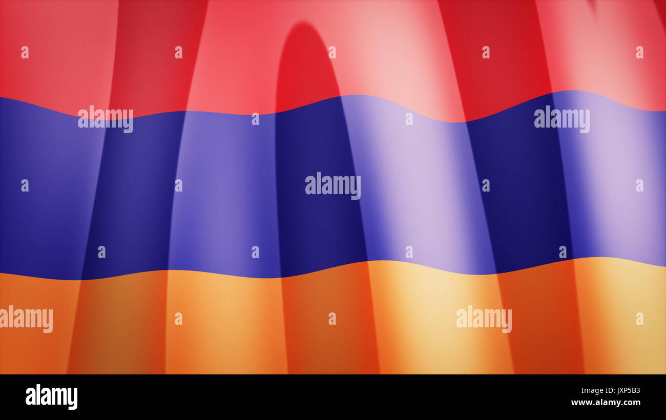 Armenia Flag close up waving Stock Photo - Alamy