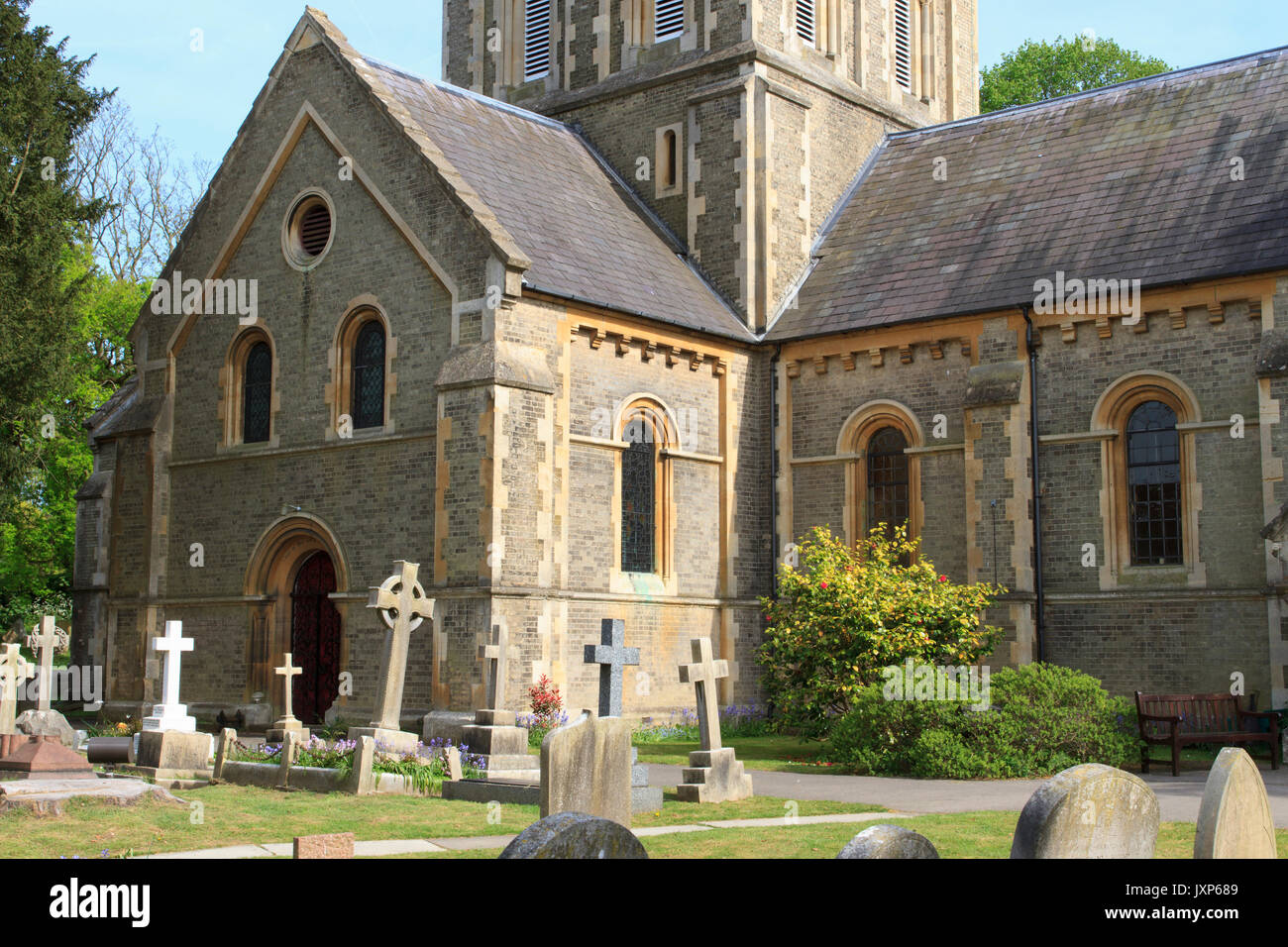 St. John's Church (detail) in Loughton, Essex, England Stock Photo Alamy