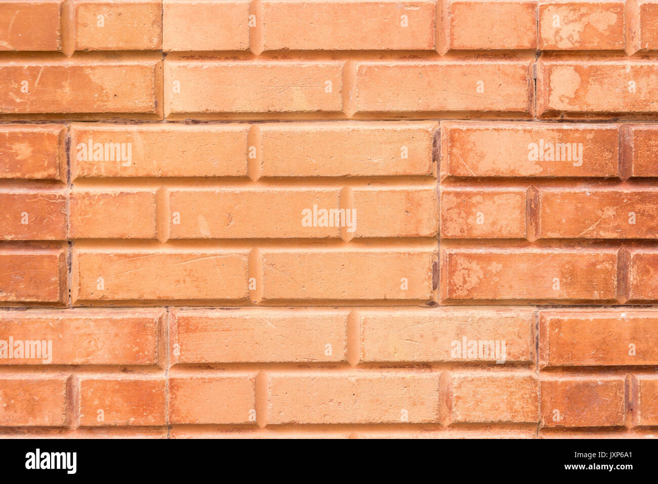 Red Brick wall for background or texture Stock Photo