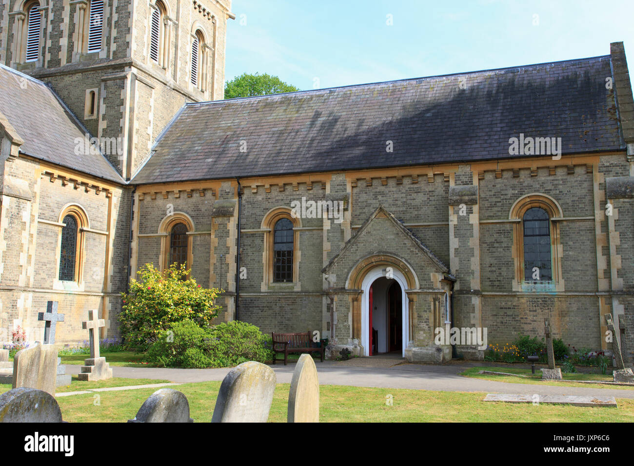St. John's Church (detail) in Loughton, Essex, England Stock Photo Alamy